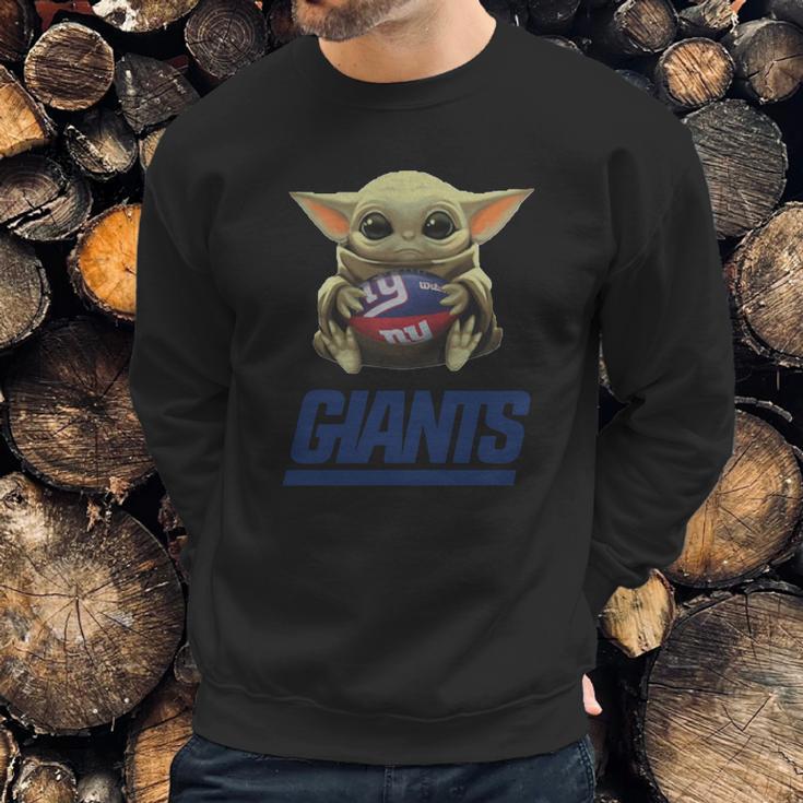 Baby Yoda Hug Giants Sweatshirt Gifts for Him