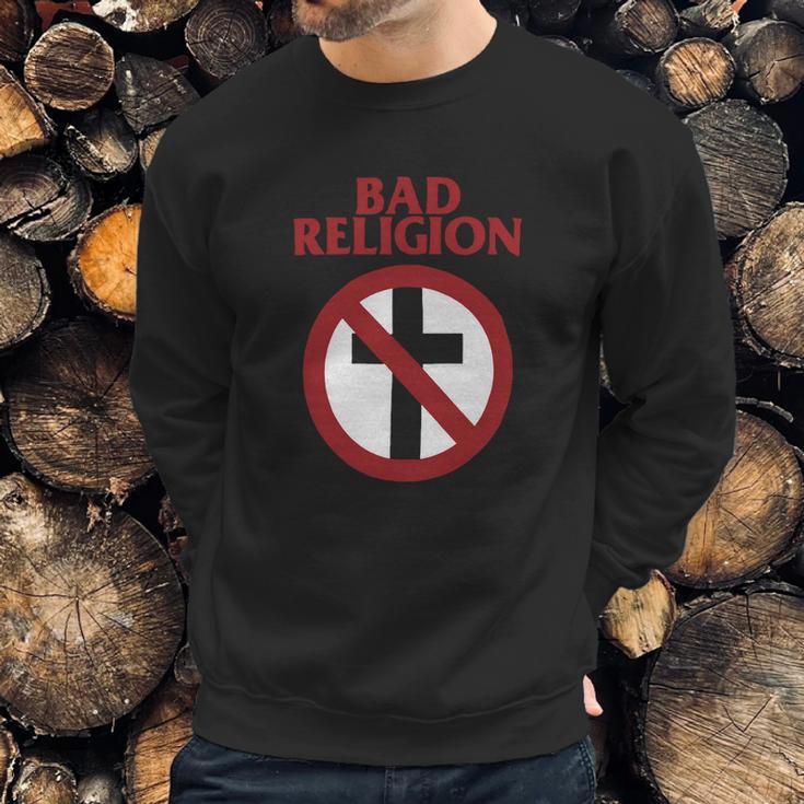 Bad Religion Mens Classic Crossbuster Sweatshirt Gifts for Him