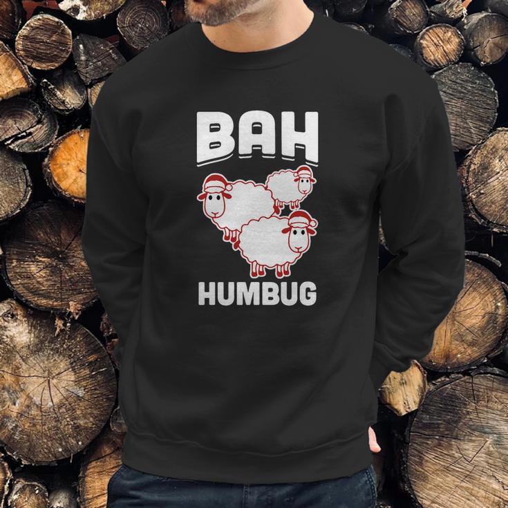 Bah Humbug Sheep Santa Hat T-Shirt Sweatshirt Gifts for Him