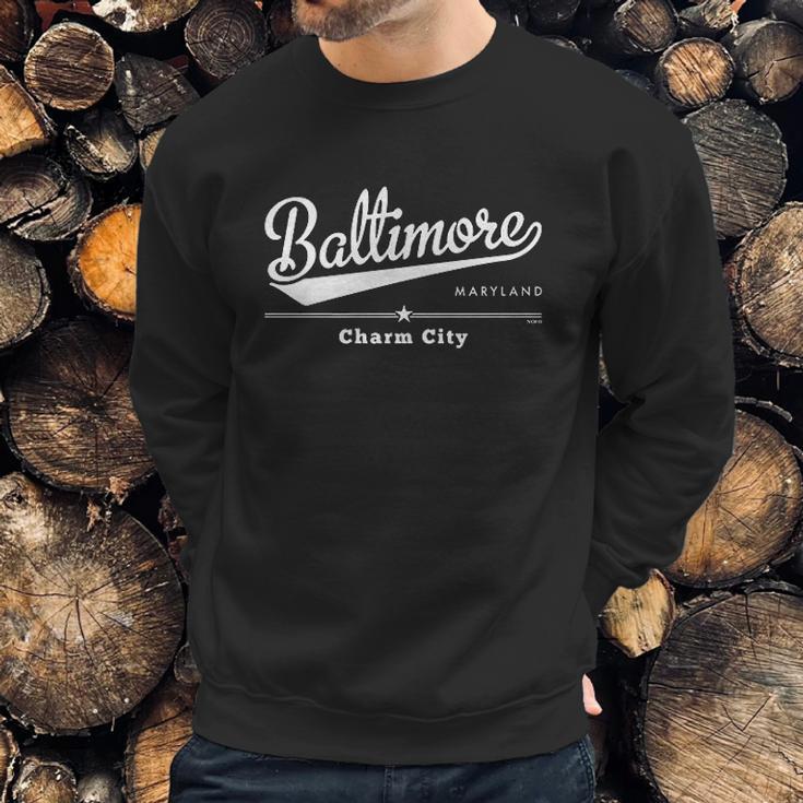 Baltimore Maryland Charm City Sweatshirt Gifts for Him