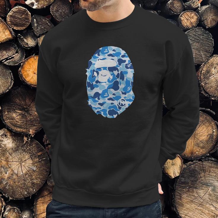 Bape R Abc Blue Camo Sweatshirt Gifts for Him