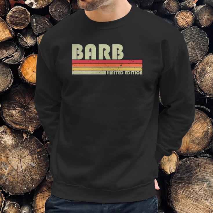 Barb Name Personalized Retro Vintage 80S 90S Birthday Sweatshirt Gifts for Him