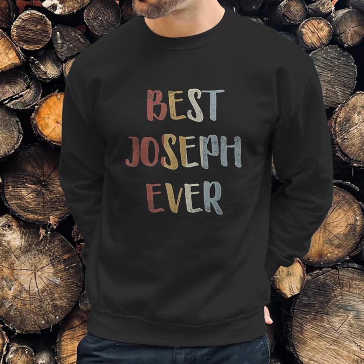 Best Joseph Ever Retro Vintage First Name Gift Sweatshirt Gifts for Him