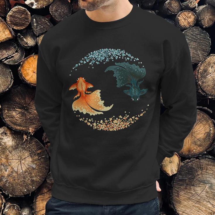 Black Goldfish Sweatshirt Gifts for Him