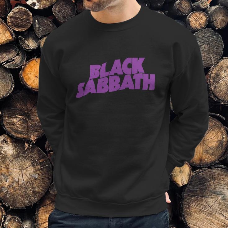 Black Sabbath Purple Word Art Sweatshirt Gifts for Him