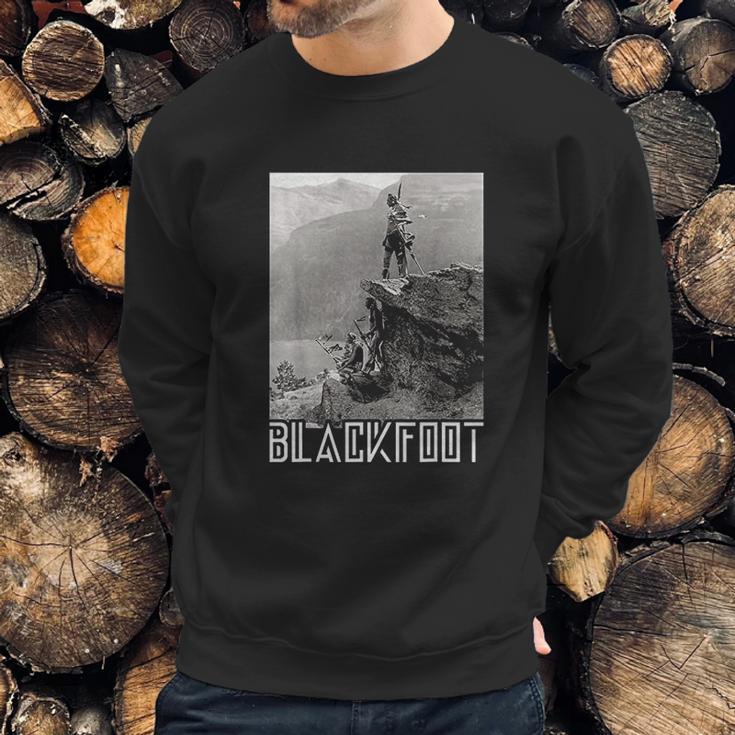 Blackfoot Native American Indians At Glacier National Park Sweatshirt Gifts for Him