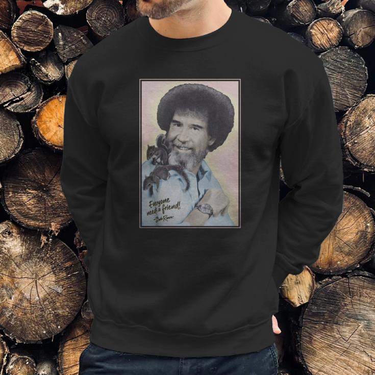 Bob Ross Squirrel Tee Sweatshirt Gifts for Him