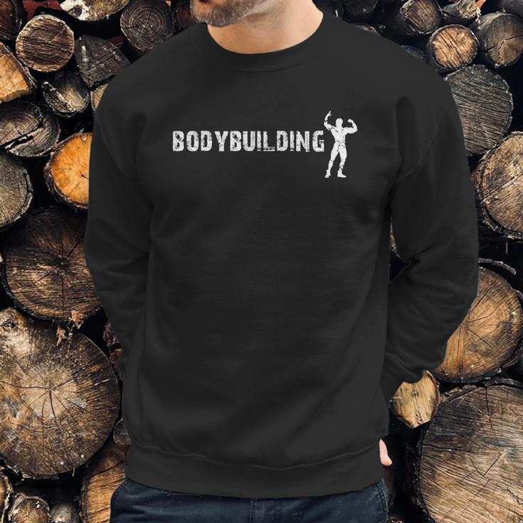 Bodybuilding Fitness Logo Sweatshirt Gifts for Him