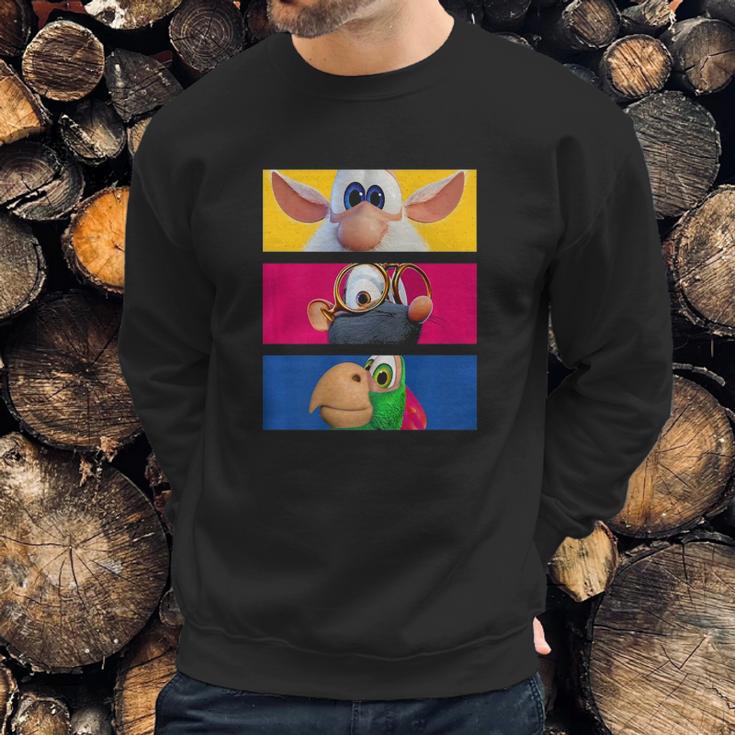 Booba & Friends Eyes Sweatshirt Gifts for Him