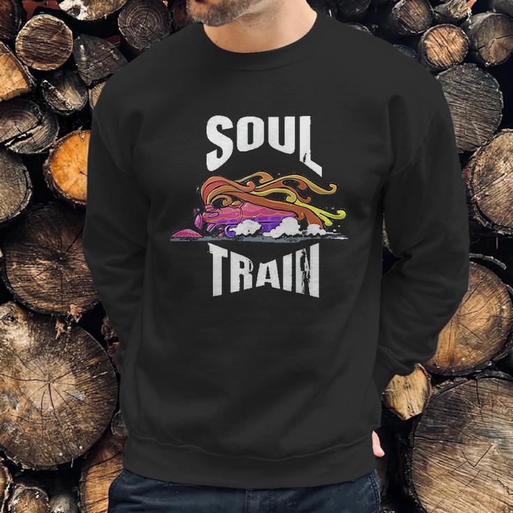 Boogie Train Groovy Disco Train Sweatshirt Gifts for Him