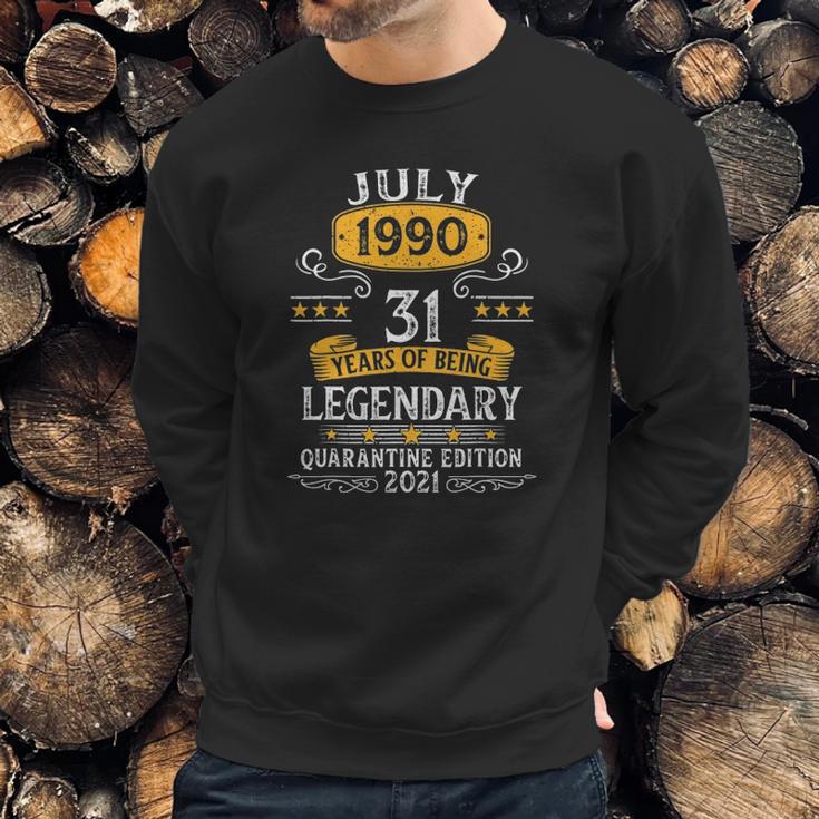 Born In July 1990 31 Years Old Birthday Limited Edition Sweatshirt Gifts for Him