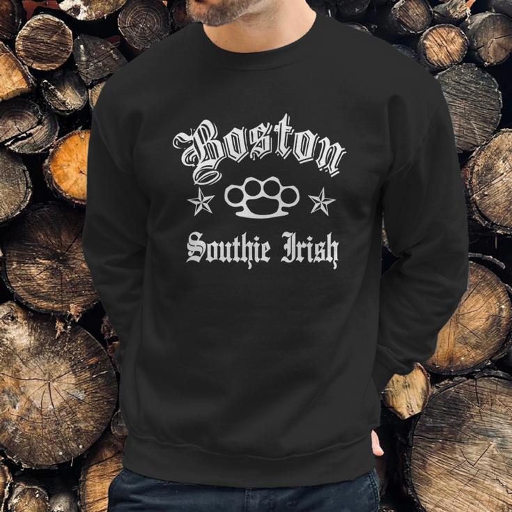 Boston 617 Southie Irish T-Shirt Sweatshirt Gifts for Him