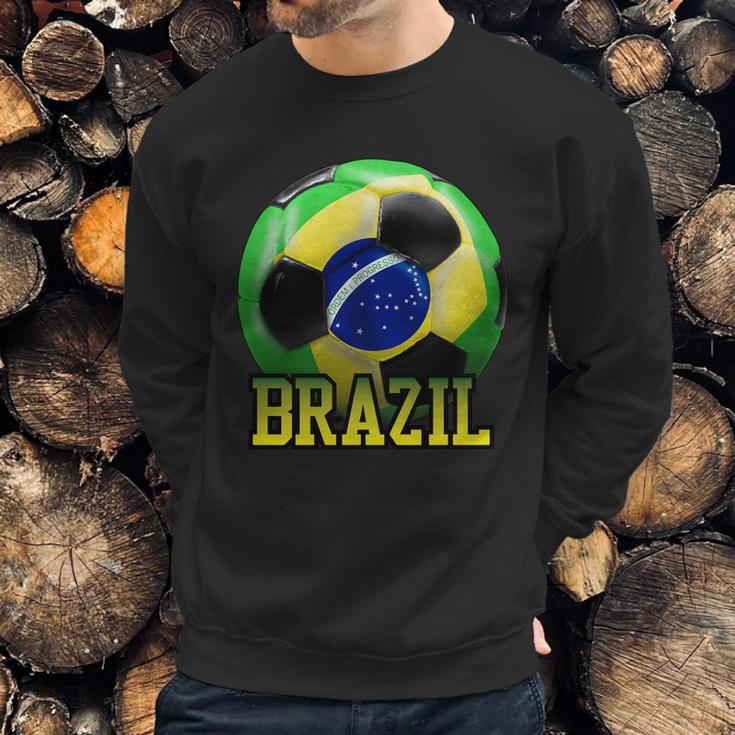 Brazil Soccer Logo Sweatshirt Gifts for Him