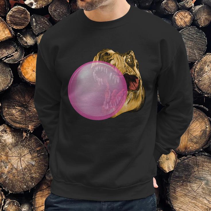 Bubble Gum T-Rex Sweatshirt Gifts for Him