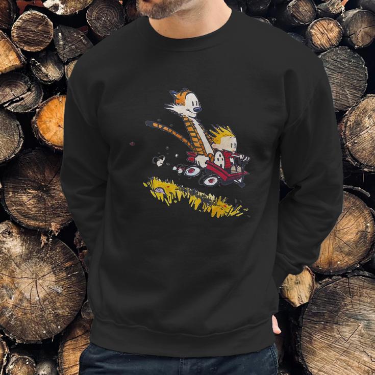 Calvin And Hobbes Racing Sweatshirt Gifts for Him