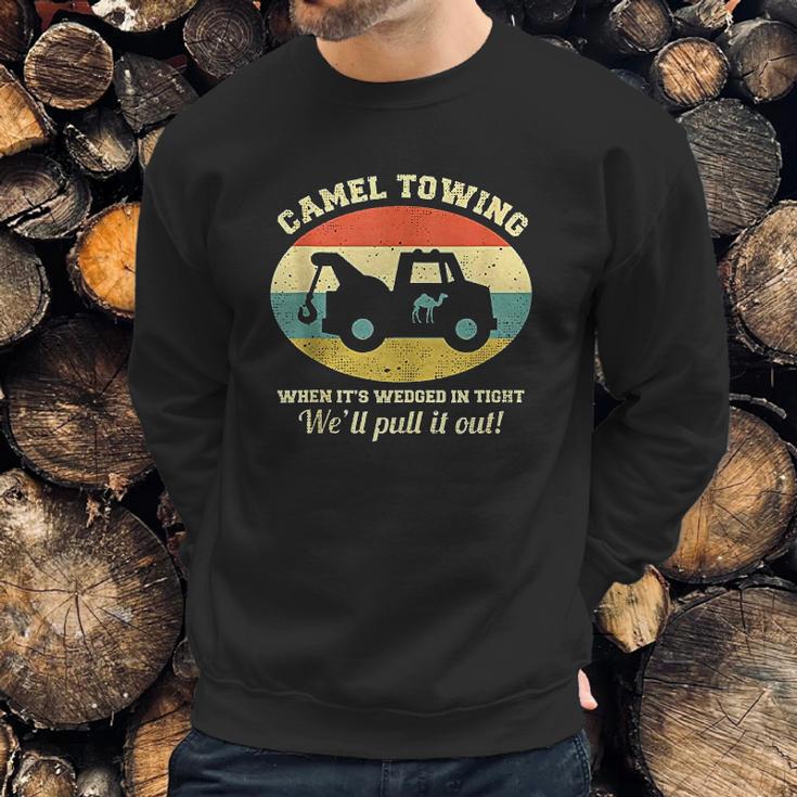 Camel Towing Retro Sweatshirt Gifts for Him