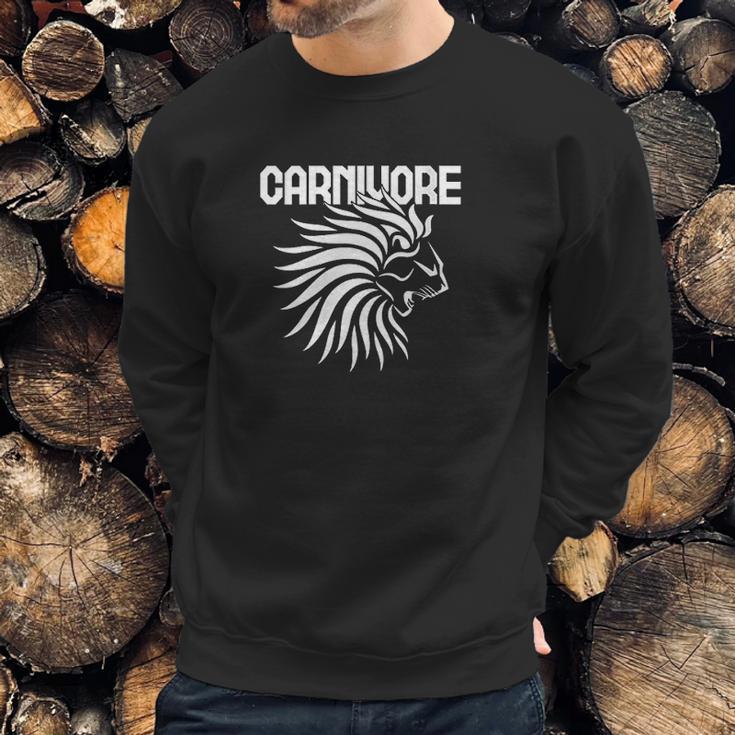 Carnivore Lion Meat Eater Sweatshirt Gifts for Him