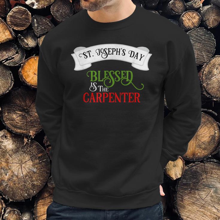 Catholic St Joseph Blessed Carpenter Gift Sweatshirt Gifts for Him