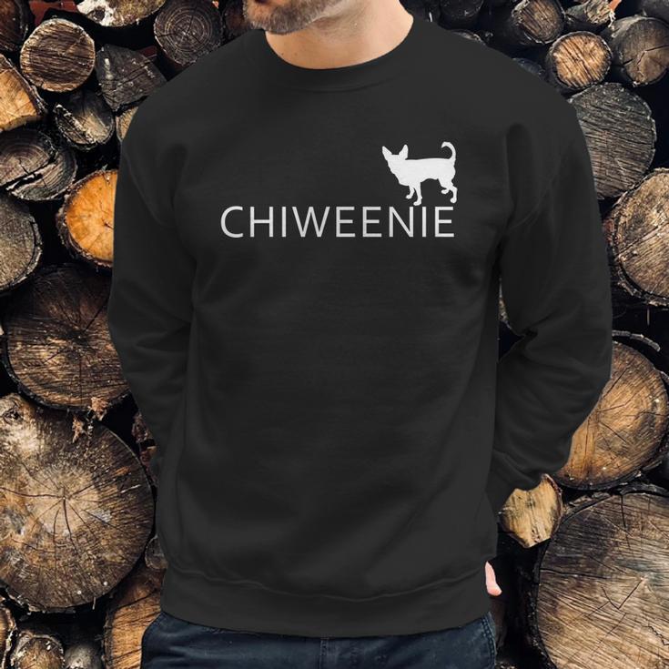 Chiweenie Dog Funny Logo Sweatshirt Gifts for Him