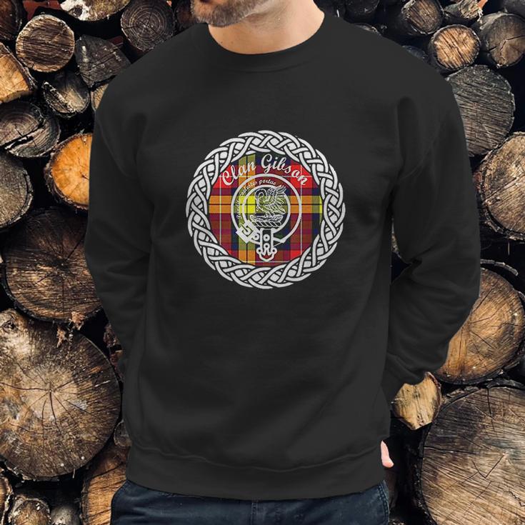 Clan Gibson Surname Last Name Scottish Tartan Crest Sweatshirt Gifts for Him