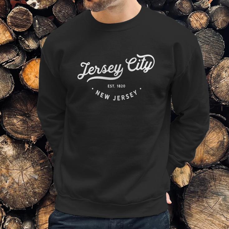 Classic Retro Vintage Jersey City New Jersey Sweatshirt Gifts for Him