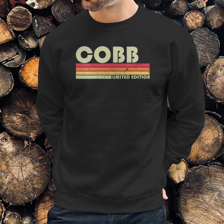 Cobb Surname Funny Retro Vintage 80S 90S Birthday Reunion Sweatshirt Gifts for Him