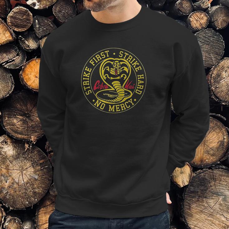 Cobra Kai Snake Strike First Hard Sweatshirt Gifts for Him