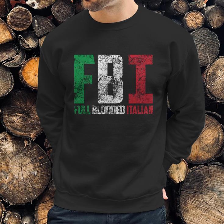 Cool Fbi Full Blooded Italian Funny American Migrates Gift Sweatshirt Gifts for Him