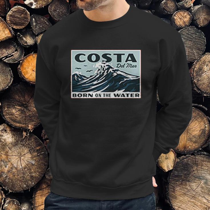 Costa Del Mar Postcard Wave Sweatshirt Gifts for Him