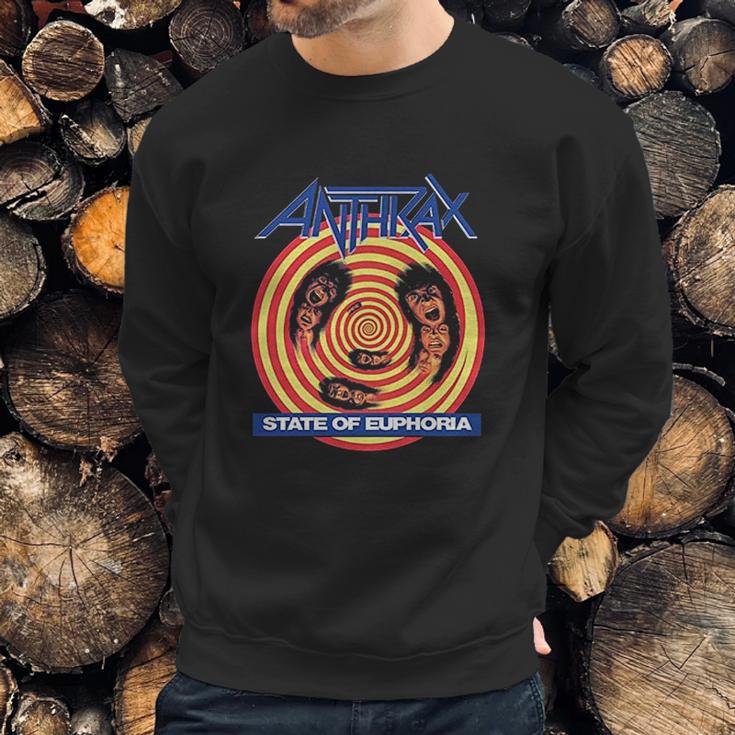 Cuican Men Summer Anthrax Crew Necks Sweatshirt Gifts for Him