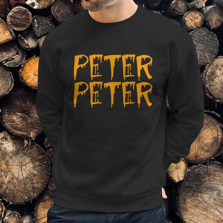 Cute Halloween Funny Halloween Day Peter Peter Pumpkin Eater Couples Halloween Sweatshirt Gifts for Him