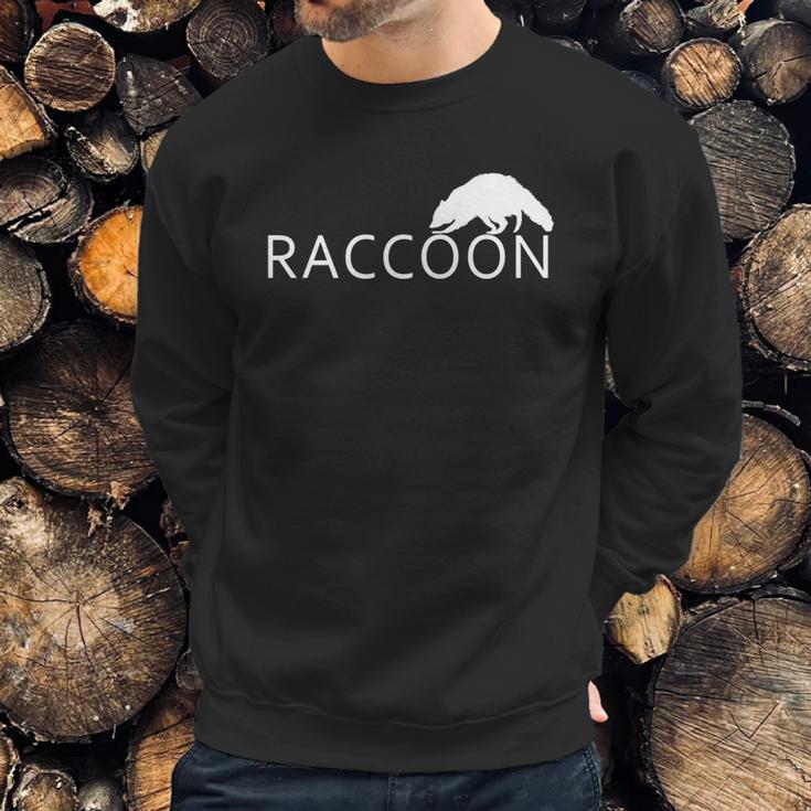 Cute Raccoon Logo Sweatshirt Gifts for Him