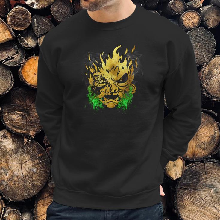 Cyberpunk 2077 Samurai Gold Sweatshirt Gifts for Him