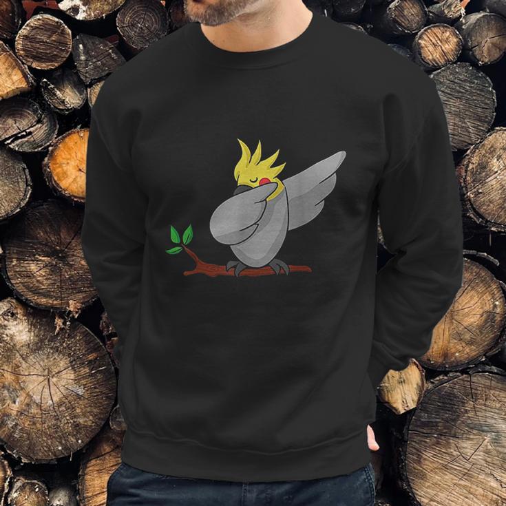 Dabbing Cockatiel Funny Dab Gift Hip Hop Dance Sweatshirt Gifts for Him