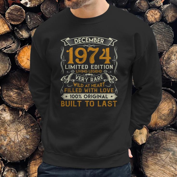 December 1974 45 Years Old 47Th Birthday Gifts Sweatshirt Gifts for Him