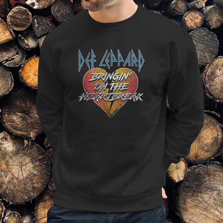 Def Leppard 1977 English Rock Band Bringin Heartbreak Black Sweatshirt Gifts for Him