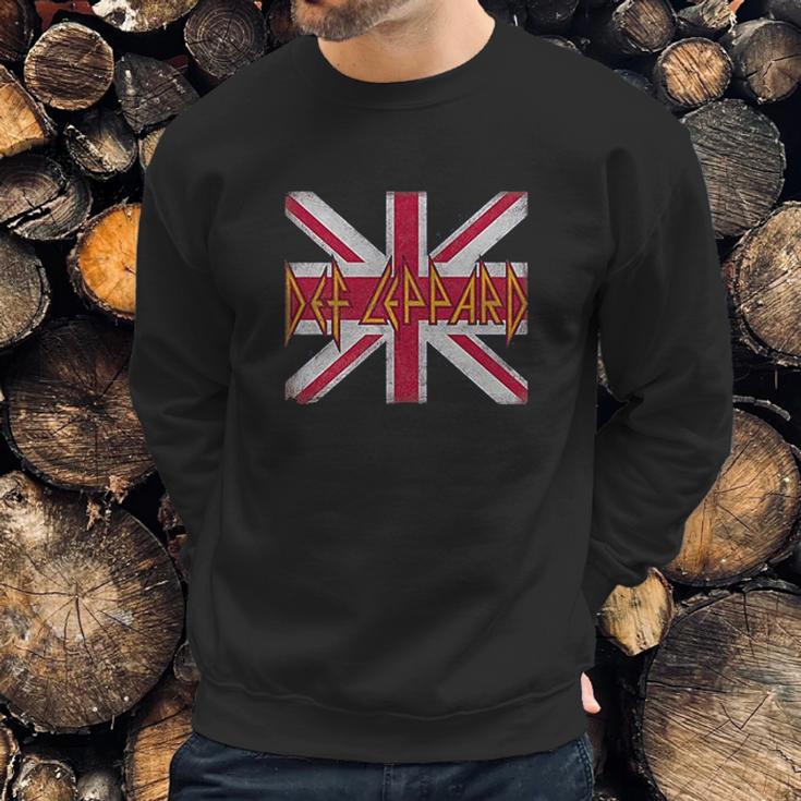 Def Leppard Union Jack Sweatshirt Gifts for Him