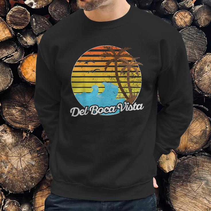 Del Boca Vista Vintage Retirement Sweatshirt Gifts for Him