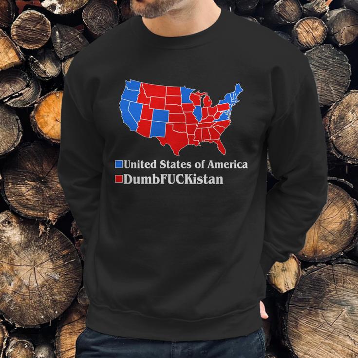 Democratic United States Of America Vs Dumfuckistan Resistance Resist Anti Trump Sweatshirt Gifts for Him