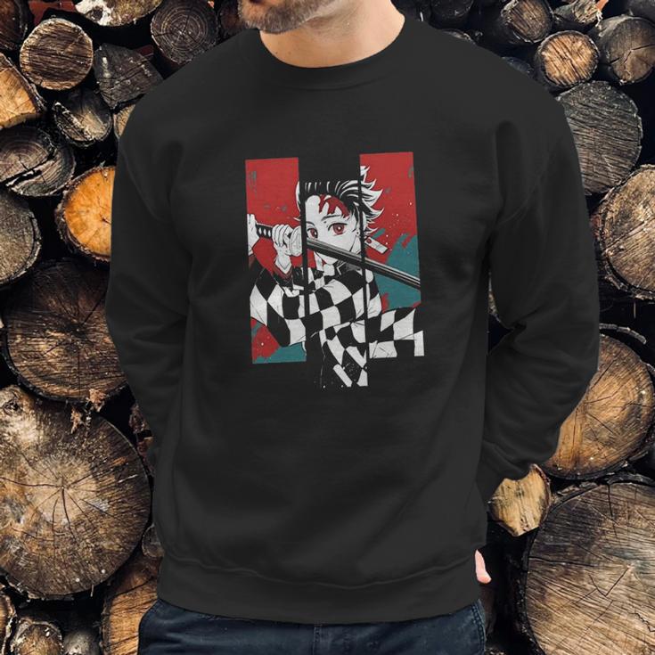 Demon Slayer Illustration Sweatshirt Gifts for Him