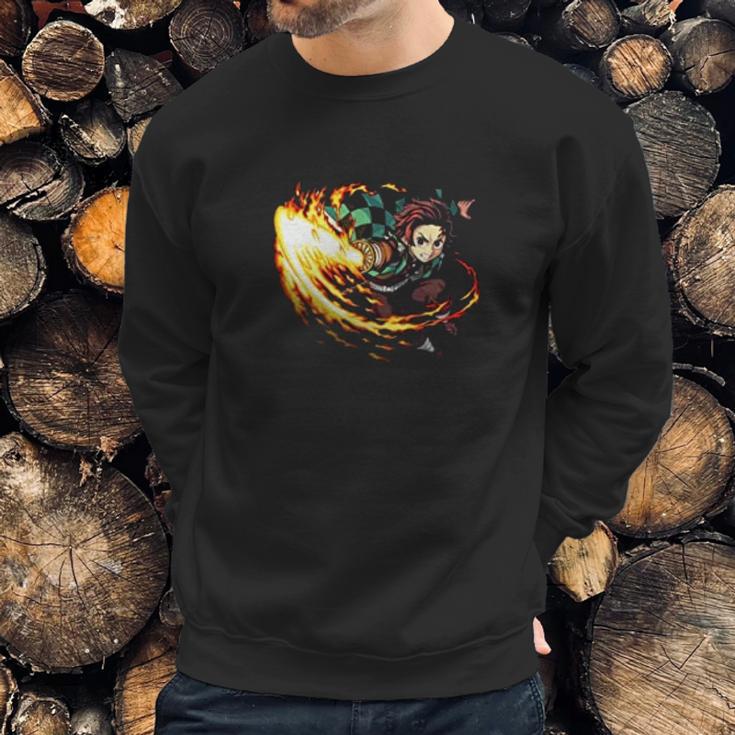 Demon Slayer Sword Of Fire Sweatshirt Gifts for Him