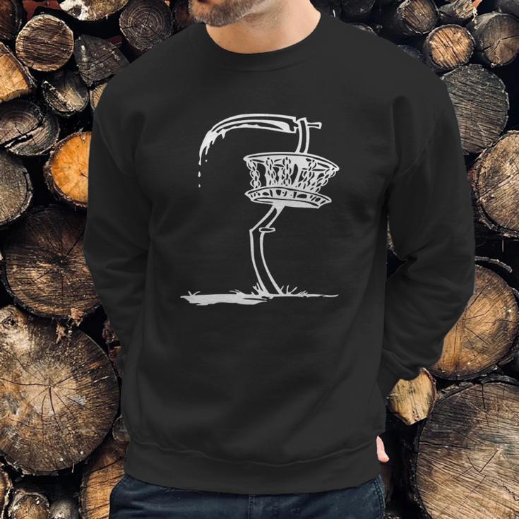 Disc Golf Basket Reaper Sickle Classic Sweatshirt Gifts for Him