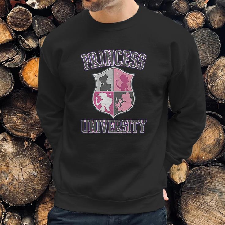 Disney Princess University College Text Logo Sweatshirt Gifts for Him