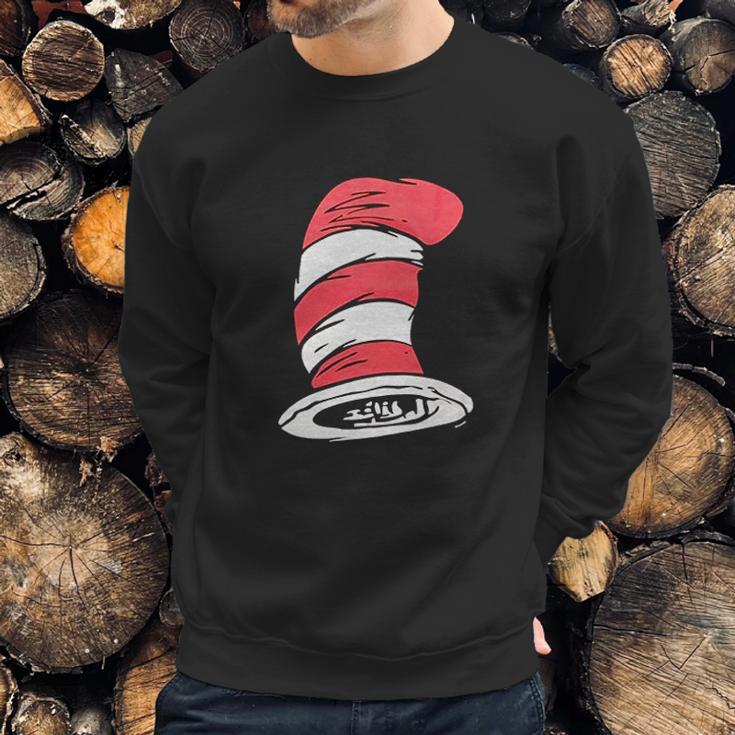 Dr Seuss Cat In The Hat Big Hat Black Sweatshirt Gifts for Him