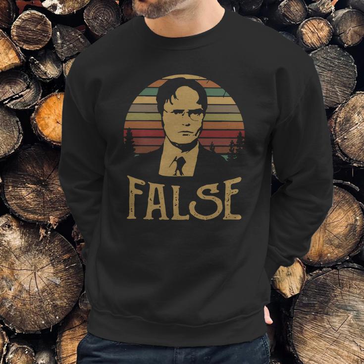 Dwight Schrute False Vintage Sweatshirt Gifts for Him