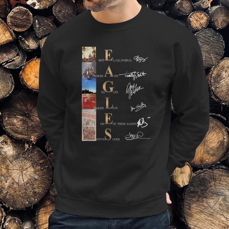 Eagles Band Albums Signatures Shirtn Sweatshirt Gifts for Him