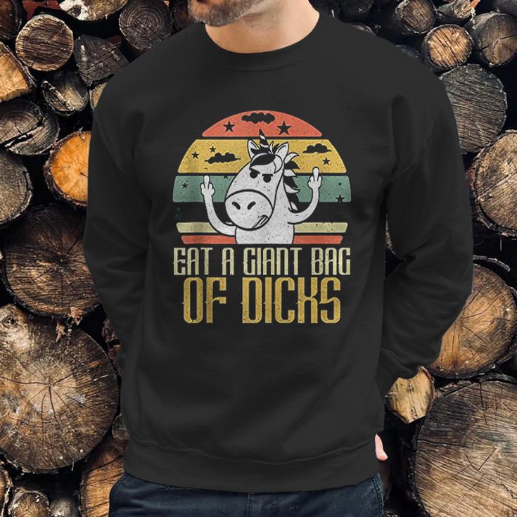 Eat A Giant Bag Of Dicks Funny Unicorn Sweatshirt Gifts for Him