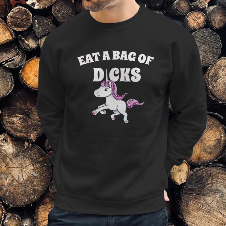 Eat A Giant Bag Of Dicks Unicorn Sweatshirt Gifts for Him