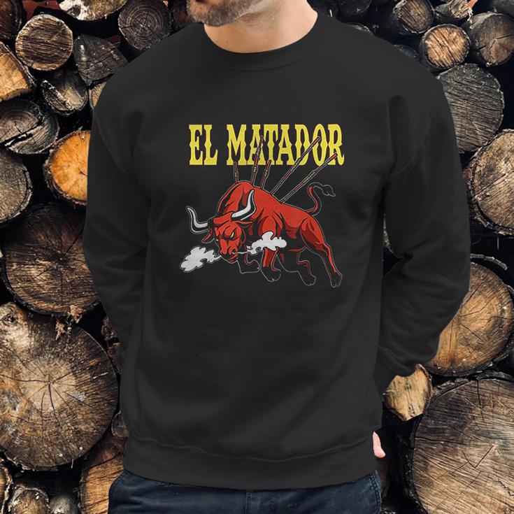 El Matador Bullfighting Bullfighter Bull Torero Sweatshirt Gifts for Him