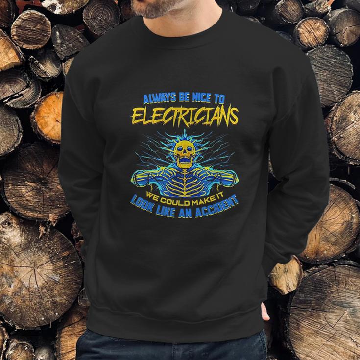 Electrician Funny Gift For Electrical Engineer Electricity Sweatshirt Gifts for Him